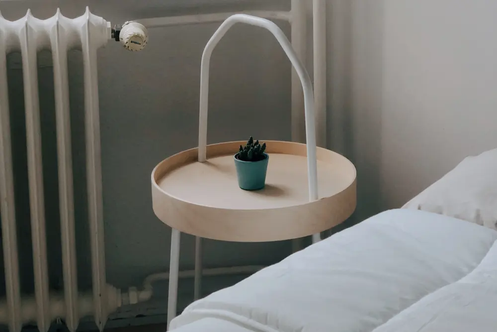 Radiador de una casa con caldera de condensación